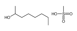 methanesulfonic acid,octan-2-ol结构式