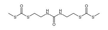 1.3-Bis-(2-methylmercaptocarbonylmercapto-ethyl)-harnstoff结构式