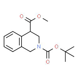 2-叔-丁基 4-甲基 3,4-二氢异喹啉-2,4(1H)-二甲酸基酯结构式