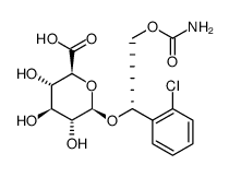 (S)-氨基甲酸酯β-D-O-葡糖醛酸结构式