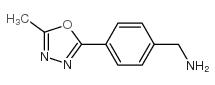 4-(5-甲基-1,3,4-恶二唑-2-基)苄胺结构式