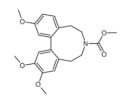 methyl-8,9-dihydro-2,3,12-trimethoxy-5H-dibenz(d,f)azonine-7(6H)-carboxylate Structure