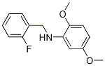 2,5-Dimethoxy-N-(2-fluorobenzyl)aniline Structure
