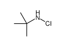 N-chloro-2-methyl-2-Propanamine Structure