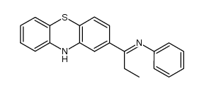 (1-phenothiazin-2-yl-propyliden)-aniline Structure