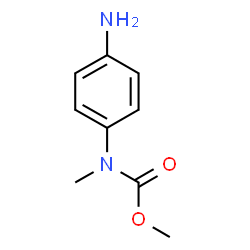4-氨基苯基(甲基)氨基甲酸甲酯结构式