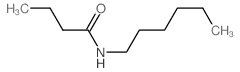 N-己基丁酰胺结构式