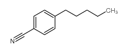 4-戊基苄腈结构式