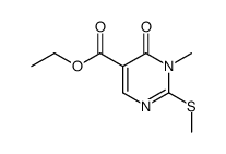 ethyl 1-methyl-2-(methylthio)-6-oxo-1,6-dihydropyrimidine-5-carboxylate结构式
