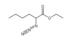 ethyl 2-azidohexanoate结构式