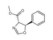 trans-4-(methoxycarbonyl)-5-phenyl-2-oxazoline结构式