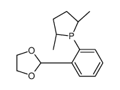 2-{2-[(2R,5R)-2,5-dimethyl-1-phospholano]phenyl}1,3-dioxolane, min. 97 Structure