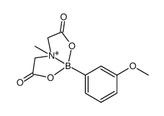 3-甲氧基苯硼酸甲基亚氨基二乙酸酯结构式