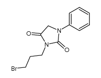 3-(3-bromo-propyl)-1-phenyl-imidazolidine-2,4-dione结构式
