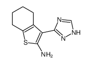 3-(1H-1,2,4-triazol-5-yl)-4,5,6,7-tetrahydro-1-benzothiophen-2-amine Structure