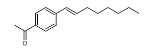 (E)-1-acetyl-4-(oct-1-enyl)benzene结构式