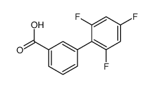 3-(2,4,6-trifluorophenyl)benzoic acid Structure