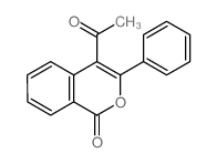4-acetyl-3-phenylisochromen-1-one结构式