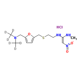 Ranitidine D6 hydrochloride结构式