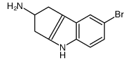 7-溴-1,2,3,4-四氢环戊并[b]吲哚-2-胺结构式