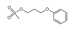 3-phenoxypropyl methanesulfonate Structure