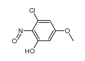 5-chloro-6-nitroso-3-methoxy-phenol结构式