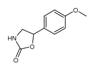 5-(4-methoxy-phenyl)-oxazolidin-2-one结构式