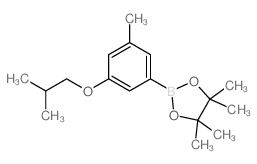3-异丁氧基-5-甲基苯硼酸频那醇酯结构式
