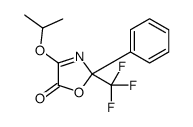 2-phenyl-4-propan-2-yloxy-2-(trifluoromethyl)-1,3-oxazol-5-one结构式