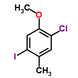 1-Chloro-4-iodo-2-methoxy-5-methylbenzene Structure