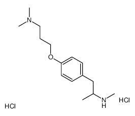 1-[4-[3-(dimethylamino)propoxy]phenyl]-N-methylpropan-2-amine,dihydrochloride Structure
