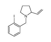 N-(o-iodobenzyl)-2-vinylpyrrolidine结构式