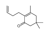 2-but-3-enyl-3,5,5-trimethylcyclohex-2-en-1-one结构式