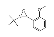 2-(tert-butyl)-3-(2-methoxyphenyl)-1,2-oxaziridine结构式