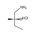 (S)-(-)-2-methylbutylamine hydrochloride结构式