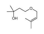 2-methyl-4-(3-methylbut-2-enoxy)butan-2-ol结构式