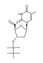 3'-O-TBDMS-5'-aldehydic thymidine结构式