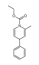 ethyl 2-methyl-4-phenylpyridine-1(4H)-carboxylate结构式