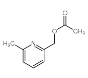 (6-甲基吡啶-2-基)甲基乙酸酯结构式