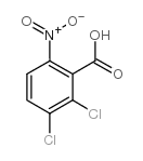2,3-二氯-6-硝基苯甲酸结构式
