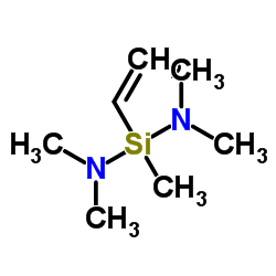 二(二甲氨基)甲基乙烯基硅烷结构式
