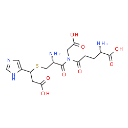 S-(2-carboxy-1-(1H-imidazol-4-yl)ethyl)glutathione Structure