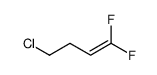 4-chloro-1,1-difluorobut-1-ene结构式