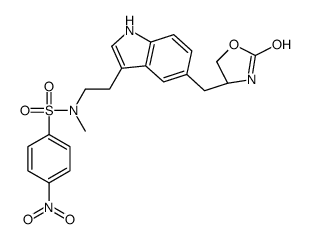 N-(4-Nitrobenzenesulfonyl) N-Desmethyl Zolmitriptan Structure