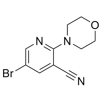 5-溴-2-吗啉代烟腈结构式