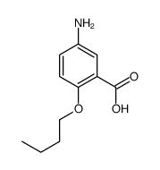 5-amino-2-butoxybenzoic acid Structure