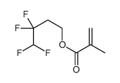 3,3,4,4-tetrafluorobutyl 2-methylprop-2-enoate Structure