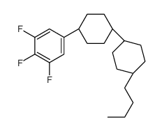 反,反-4-丁基-4'-(3,4,5-三氟苯基)-1,1'-联(环己烷)结构式