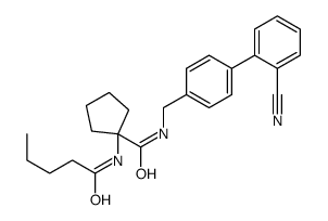 N-[(2'-Cyano[1,1'-biphenyl]-4-yl)methyl]-1-[(1-oxopentyl)amino]cyclopentanecarboxamide图片