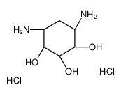 (1R,3S,4R,6S)-4,6-diaminocyclohexane-1,2,3-triol,dihydrochloride Structure